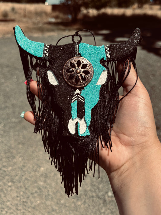 Long horn Skull freshie